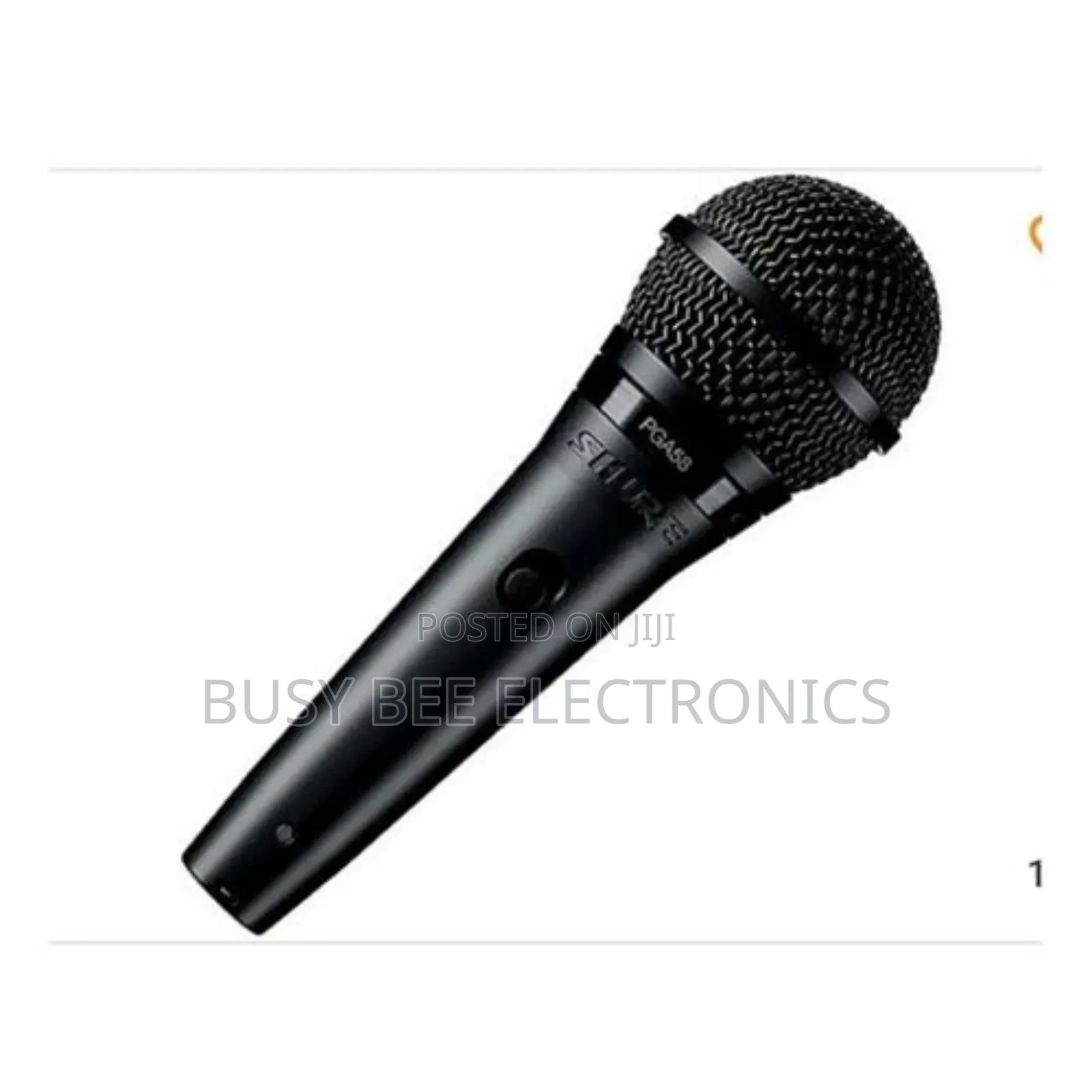 Shure PGA58 Microphone With Mic Cable and Holder