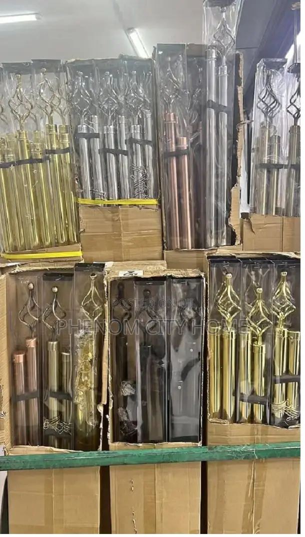 Gold Extendable Curtain Rods