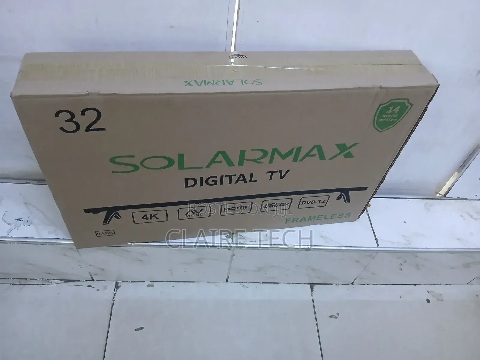 Solarmax 32" Inch Television Frameless Digital LED TV DVBT2