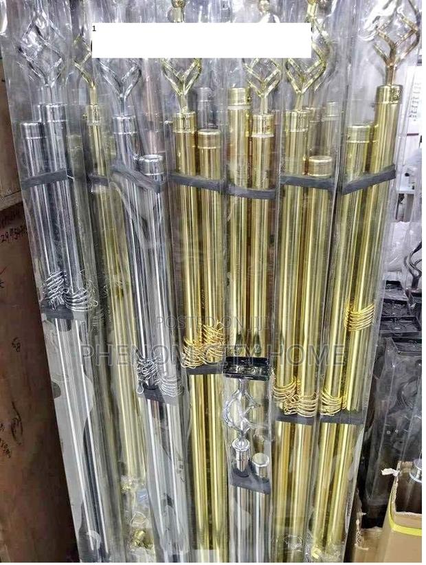 Brown Curtain Rods Available