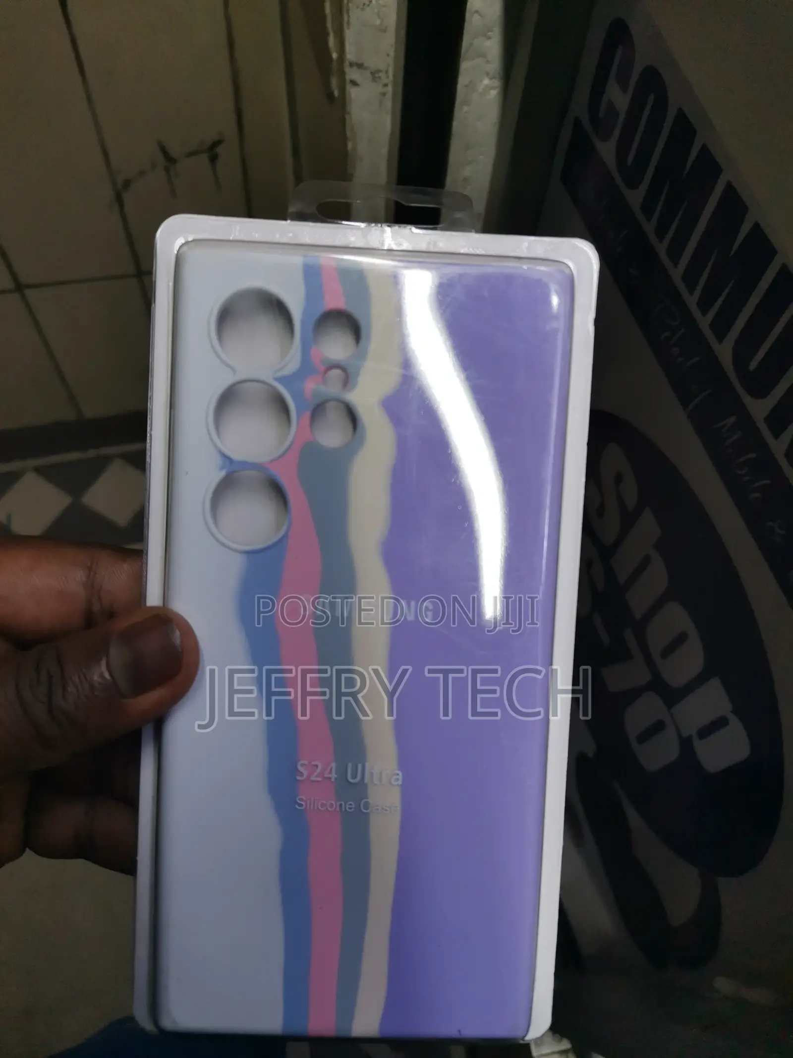 Samsung Galaxy S24 Ultra Silicone Rainbow Case
