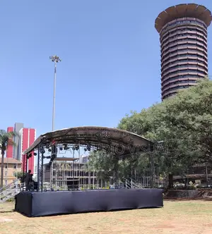 At Kicc,Set Up for Stage With Canopy, Public Address