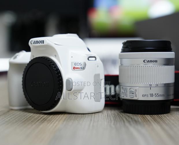 Canon Eos Rebel Sl3/ 250d Camera With 18-55mm Lens (White)