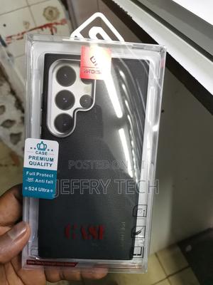 Samsung Galaxy S24 Ultra Leather Bumper Case - thumbnail 2