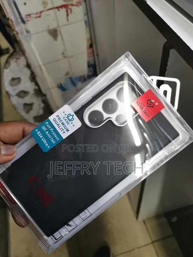 Samsung Galaxy S24 Ultra Leather Bumper Case - thumbnail 3