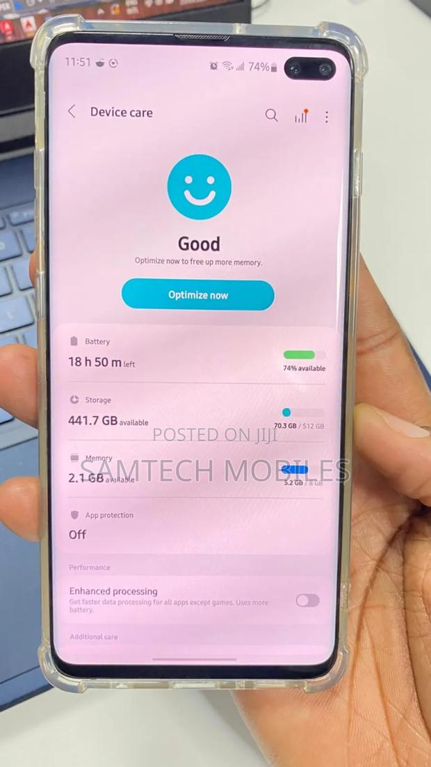 Samsung Galaxy S10 Plus 512 GB Blue - thumbnail 4