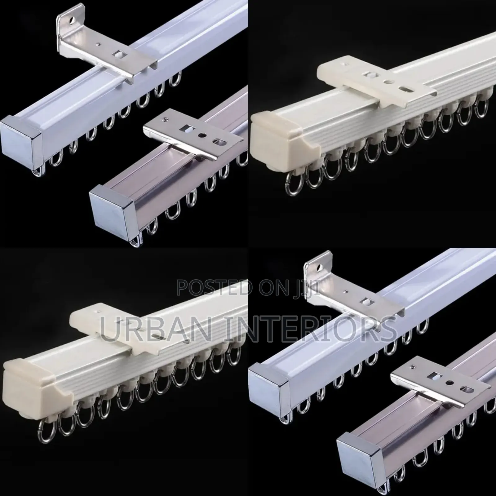 Aluminum Single Curtain Rails Aluminum Single Curtain Rails