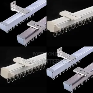 Aluminum Single Curtain Rails Aluminum Single Curtain Rails