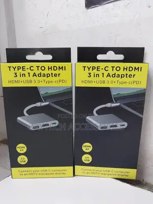 3 In1 Type C to Usb-C Hdmi Usb 3.0 Hub Adapter