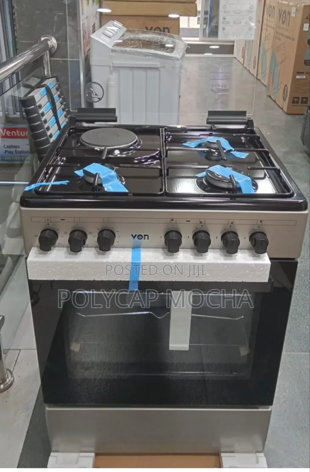 Von 60x60 Standing Cooker 3G+1E