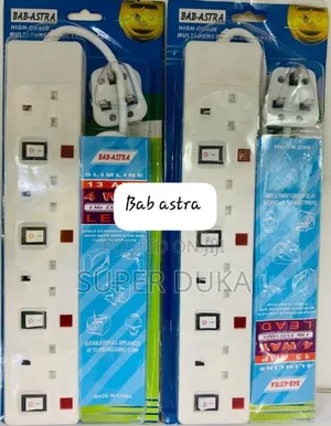 Extension Socket 4 Way 13 Amp Fused Bab Astra