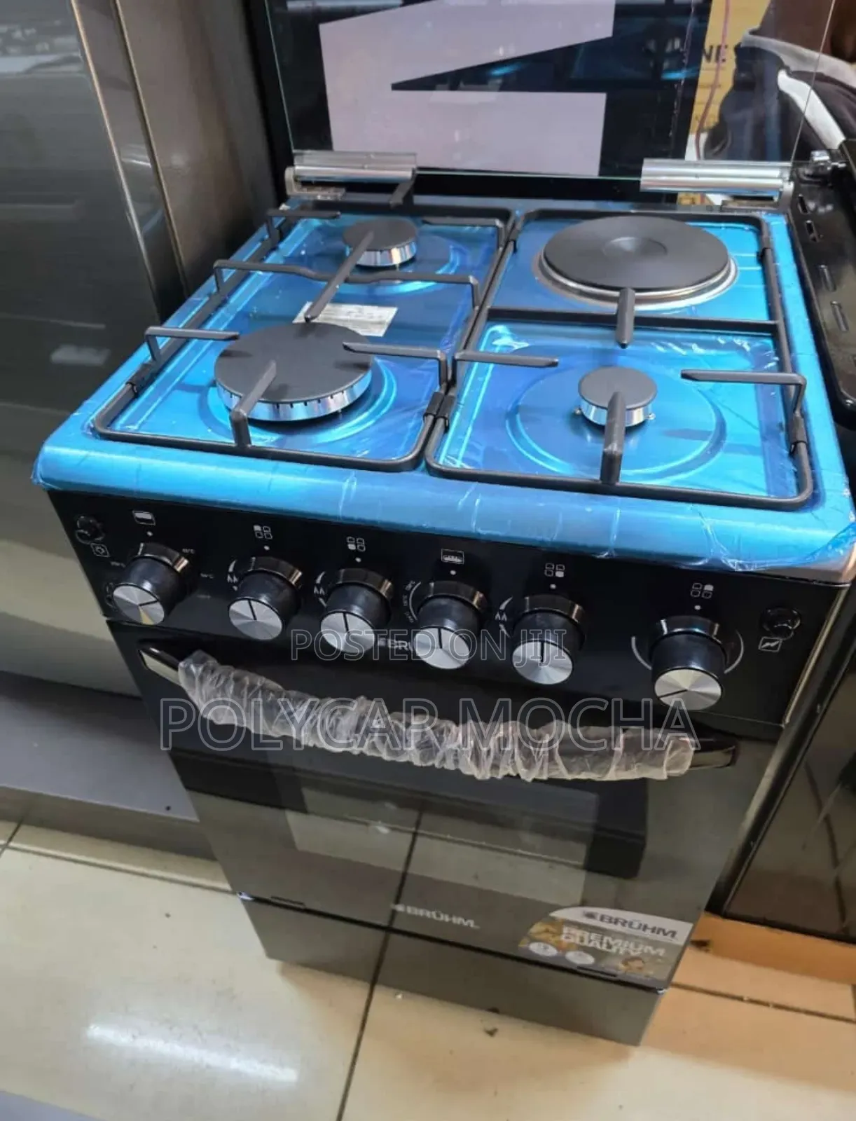Bruhm 60x60 Standing Cooker 3G +1E
