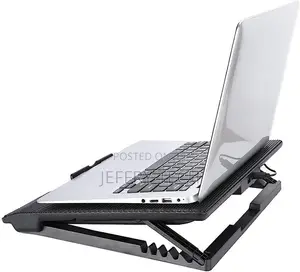 Fan 2 USB Port Cooling Cooler Fan Pad Stand (9 to 17 Inch)