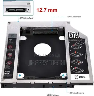 Zonic Caddy HDD 12.7mm Hard Drive 2.5 Inch With SATA Power/