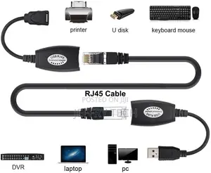 Zonic USB to RJ45 Adapter Extension Cable RJ45 Adapter Set E