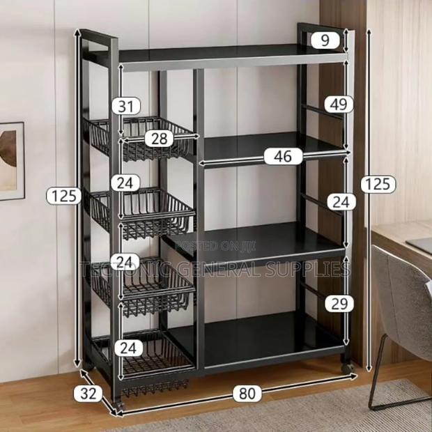 Multifunctional Strong Metallic Kitchen Rack - thumbnail 3
