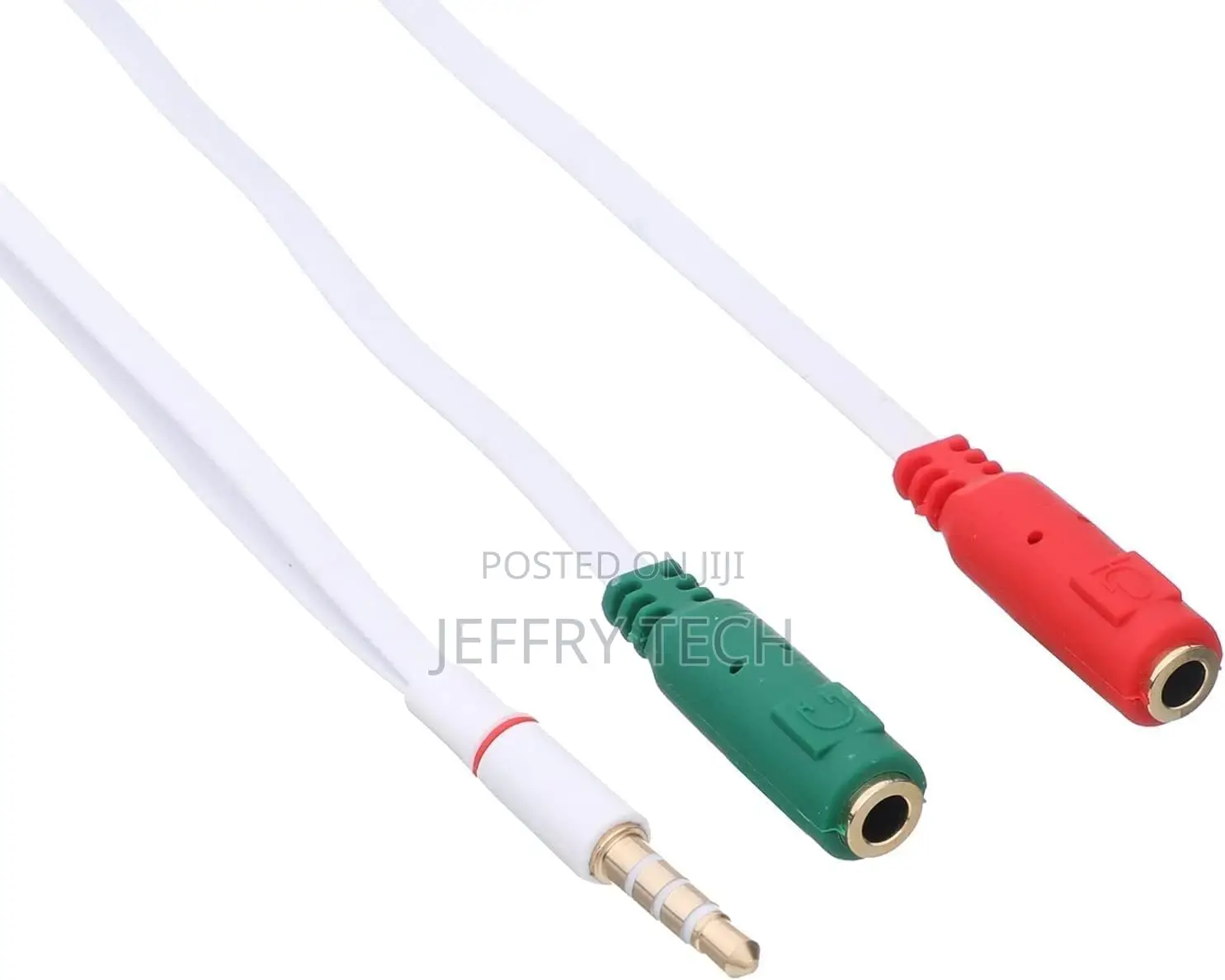 Zonic Audio Cable 3.5mm Stereo Audio 1 Male to 2 Female Mic