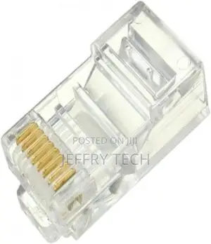 Connector, Cat6 / Cat5e RJ45 Ethernet Cable Crimp UTP (100 P