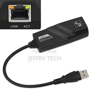 Zonic Z1093 Ethernet Adapter Portable Usb 3.0 to Rj45 10/10