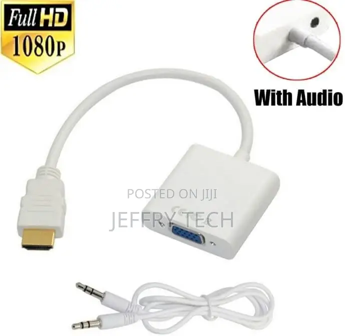 Zonic HD HDMI to VGA Audio Adapter Converter HDMI Male to VG