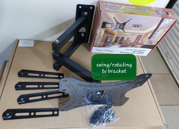 TV Bracket.Heavy Duty HDL 117B 14 - 55 Inch Swivel Mount.