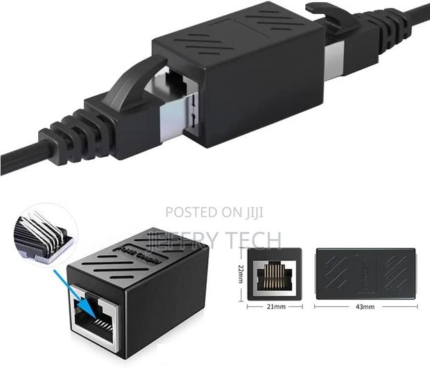 Zonic Connector Network Lan Rj45 Female to Female Cat5/6/7 -