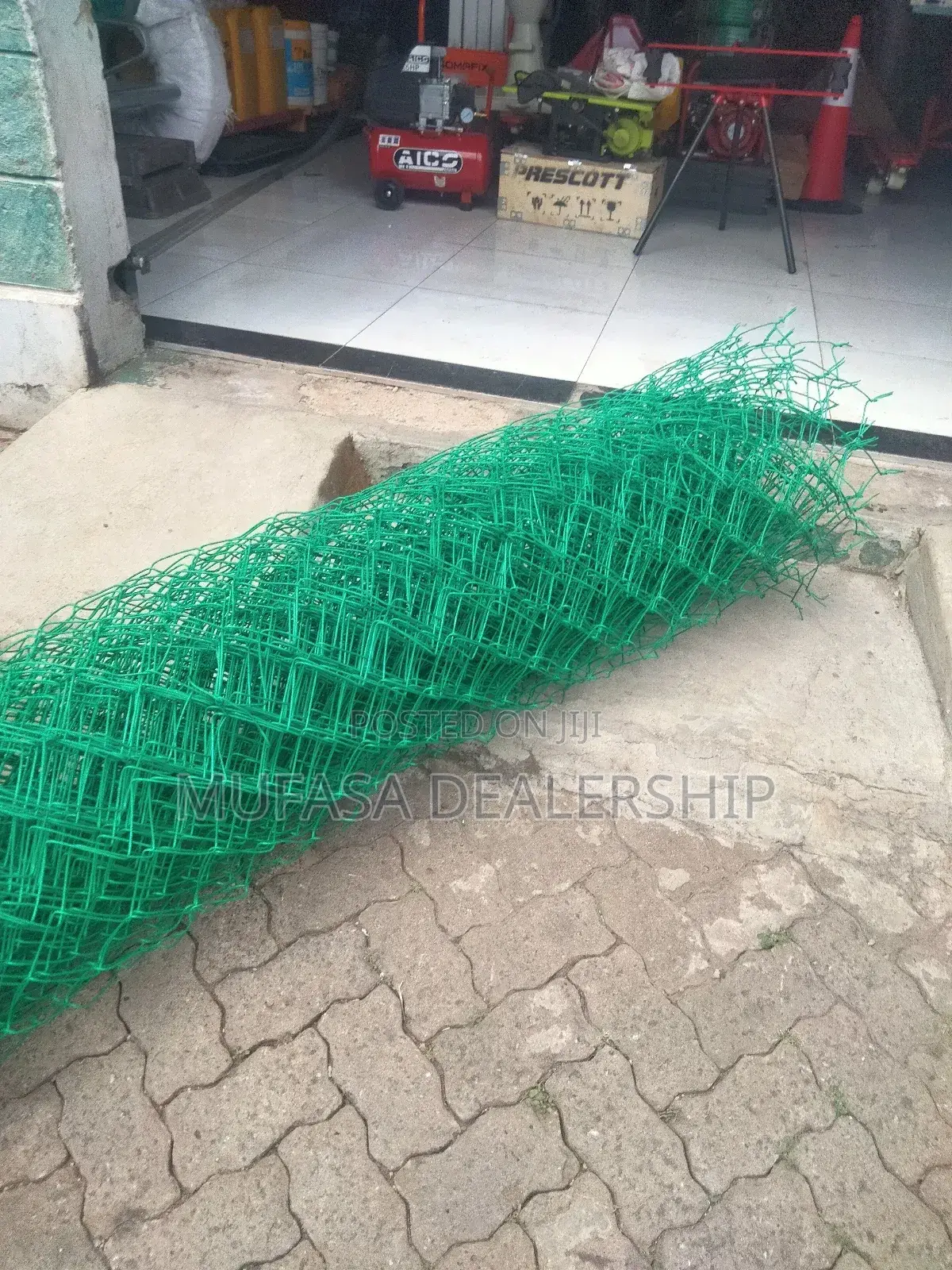 Pitch Chainlink PVC Coated(Green)