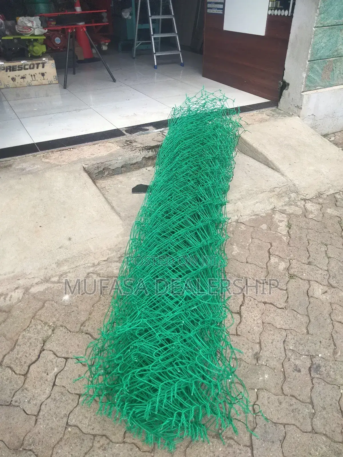 Pitch Chainlink PVC Coated(Green)