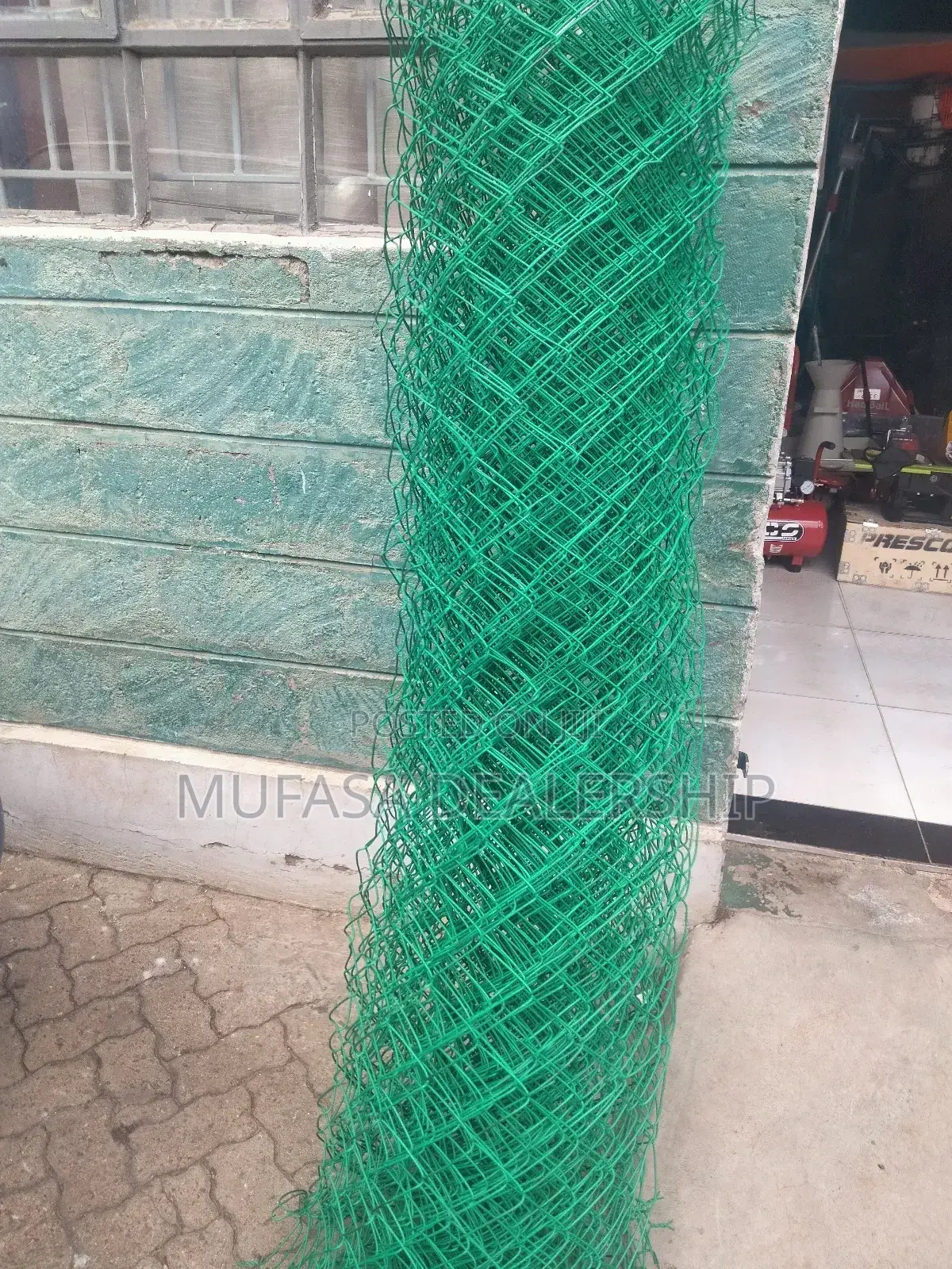 Attractive PVC Coated Green Chainlink Fence