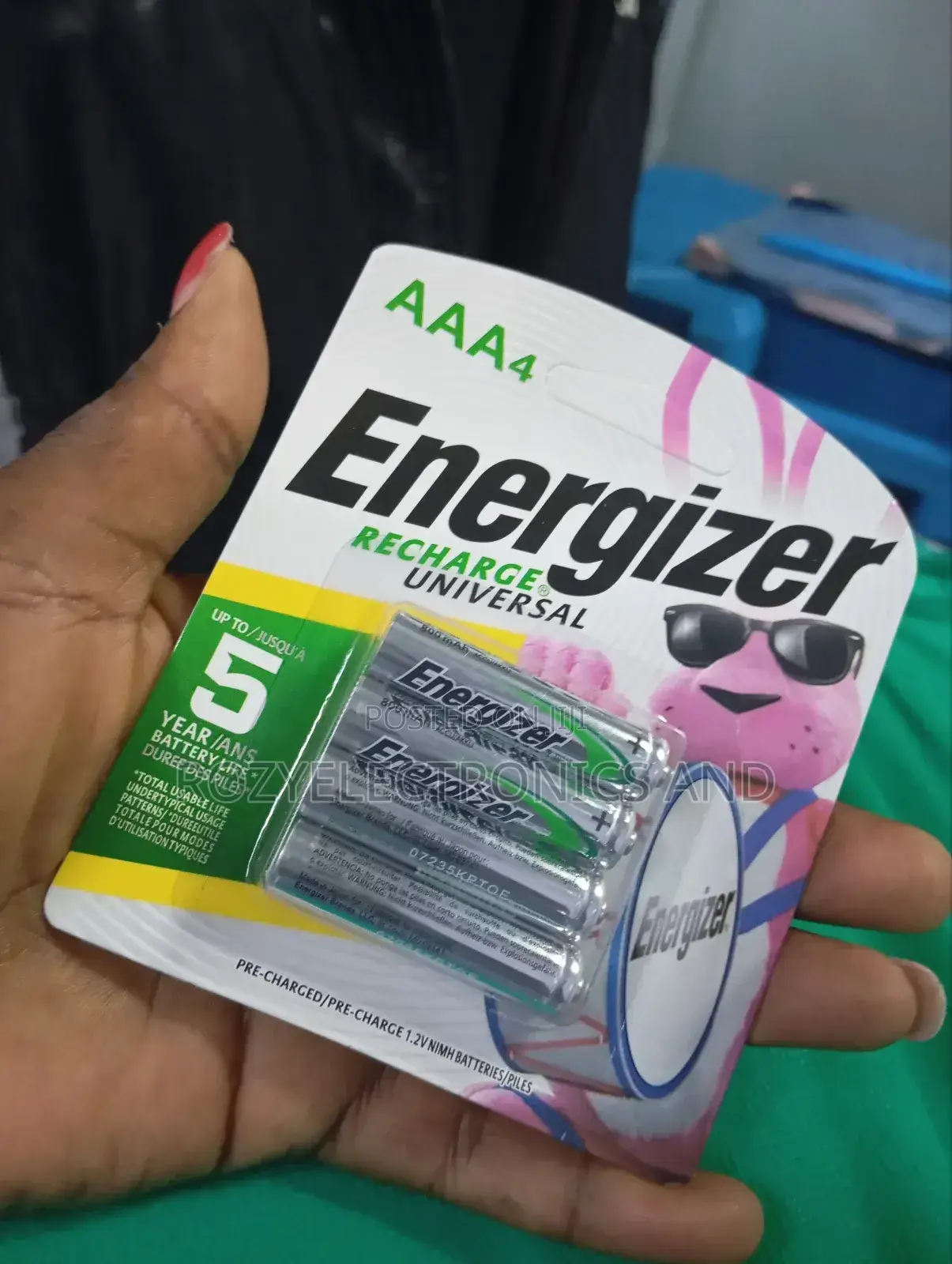 Rechargeable Battery Energiser Triple AAA