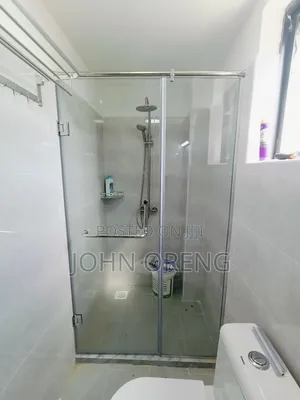 Straight Frameless Shower Cubicle Sliding Door