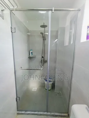Straight Frameless Shower Cubicle Sliding Door