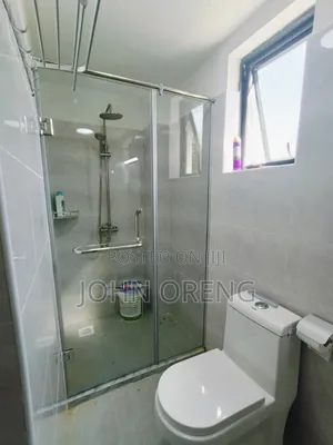Straight Frameless Shower Cubicle Sliding Door