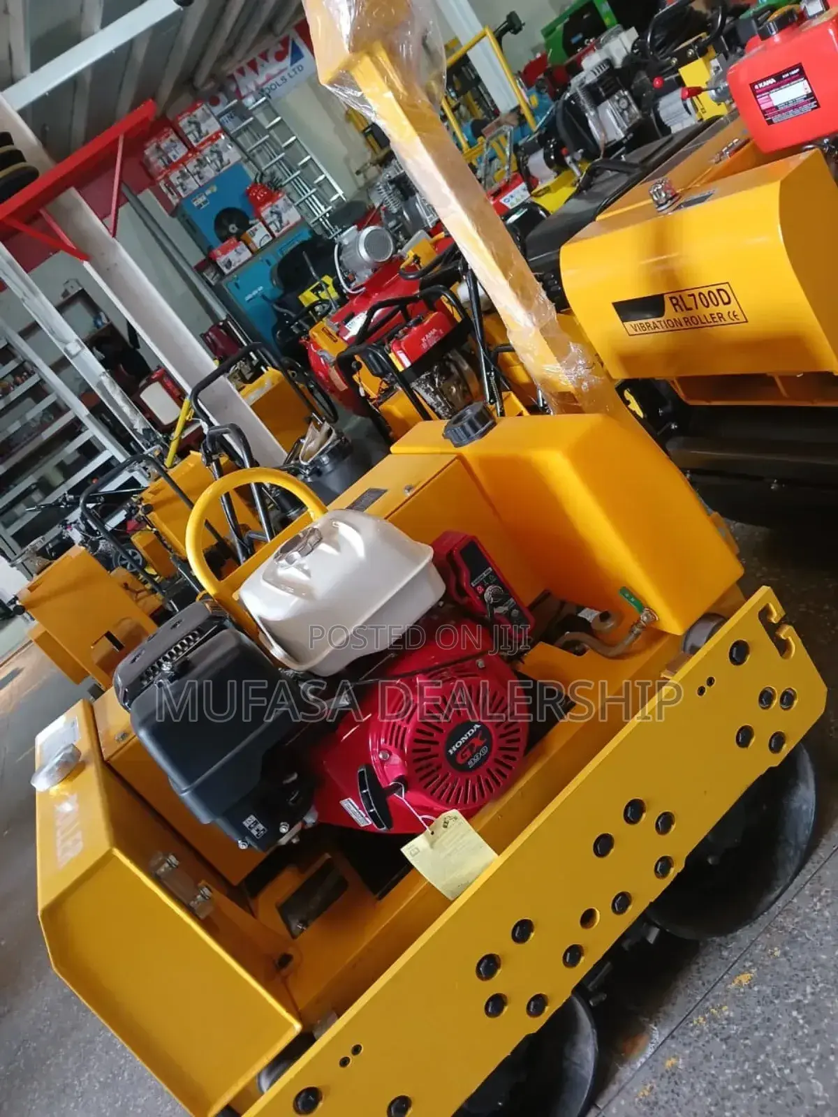 Double Drum Pedestrian Roller