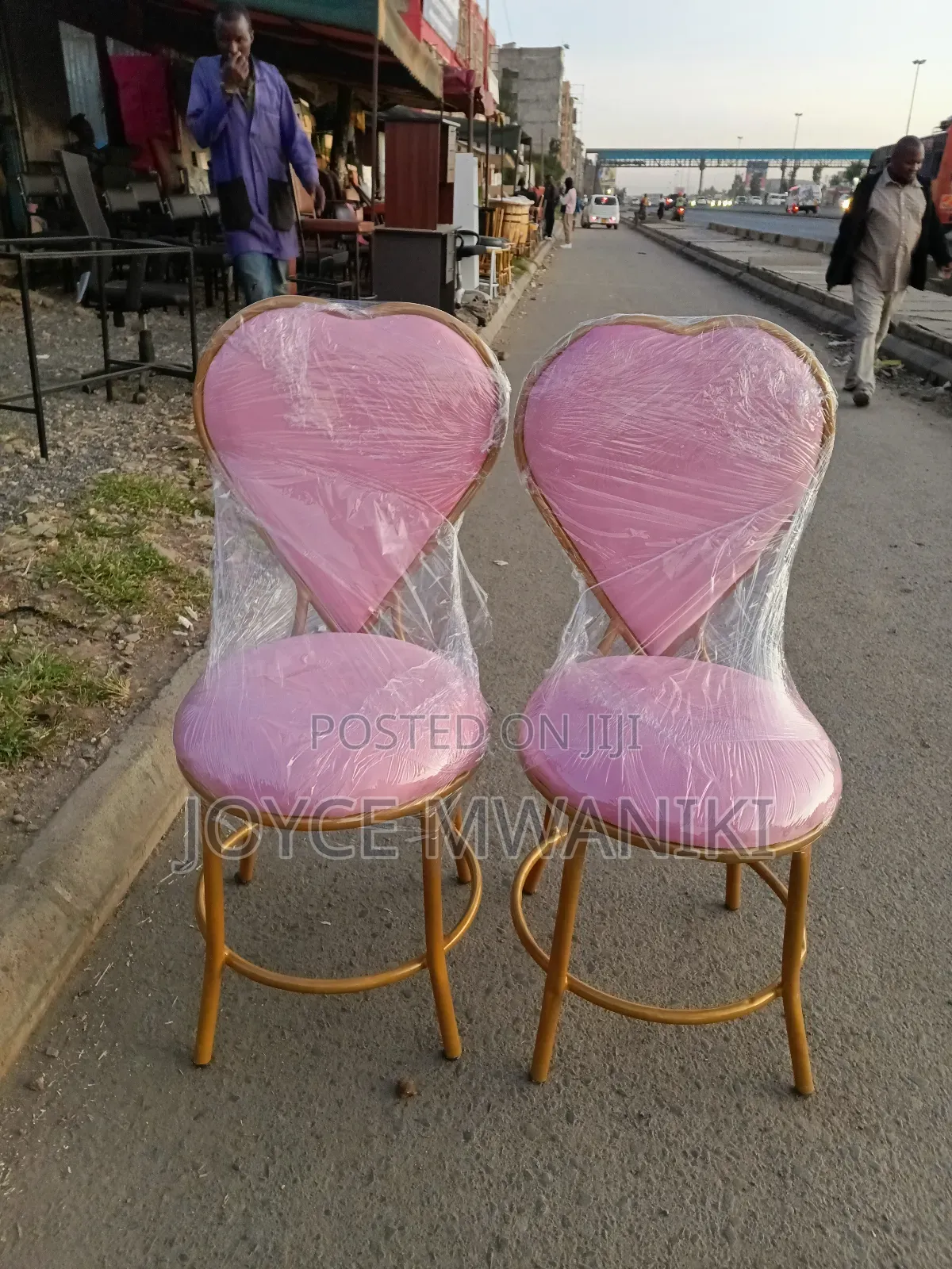 Manicure Seats, Babybpink. 