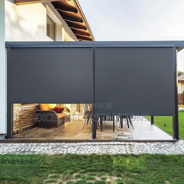 Smart Home Essential- Outdoor Motorized Roller Blinds - main view