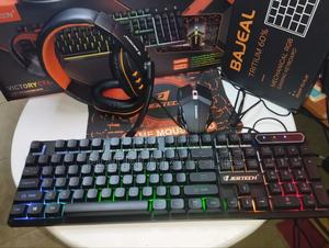 4 in 1 Portable Wired Gaming Keyboard and Mouse, Mouse Pad - main view