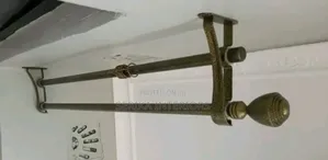 3m Double Jua Kali Curtain Rods Powder Coated