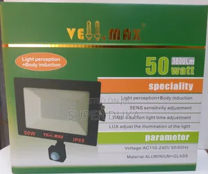 50W AC Vellamax Floodlight.Bright Motion Sensor Light