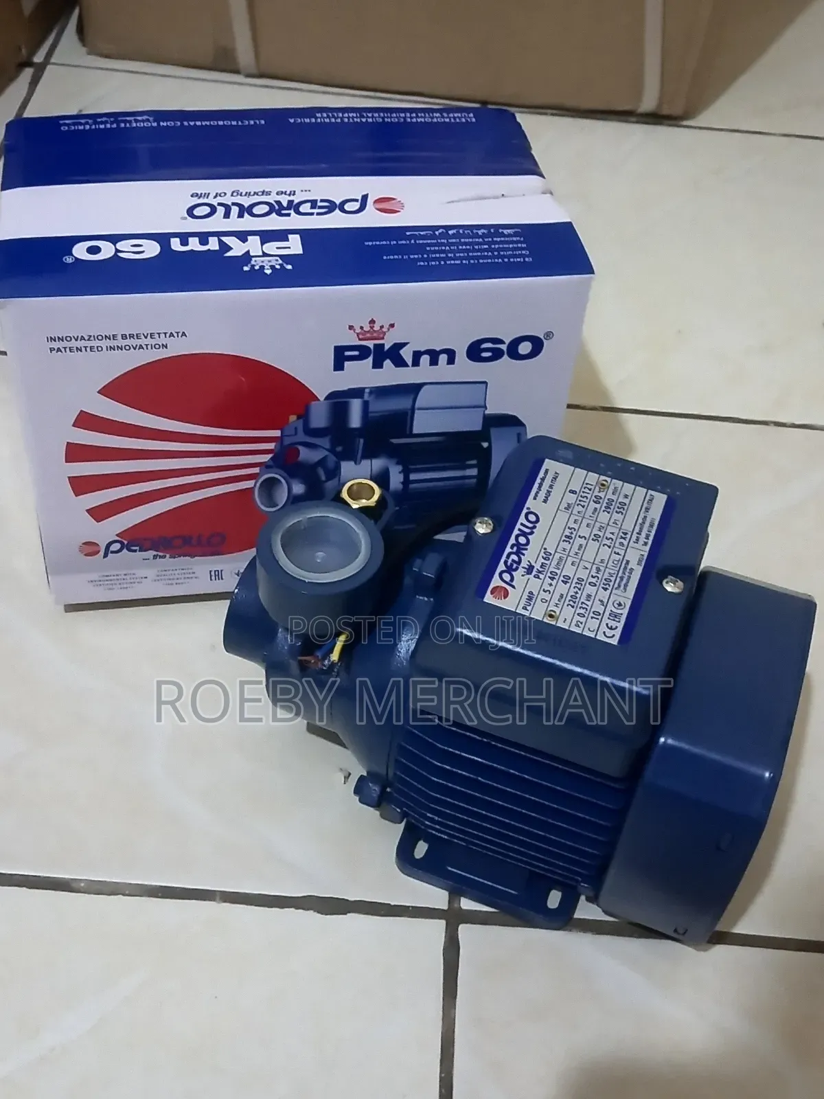 Most Selling Booster Pump/Pedrollo Water Pump 0.5hp