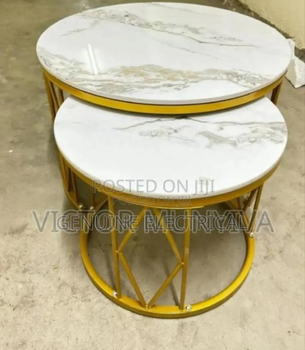 Pure Marble Nesting Table - main view