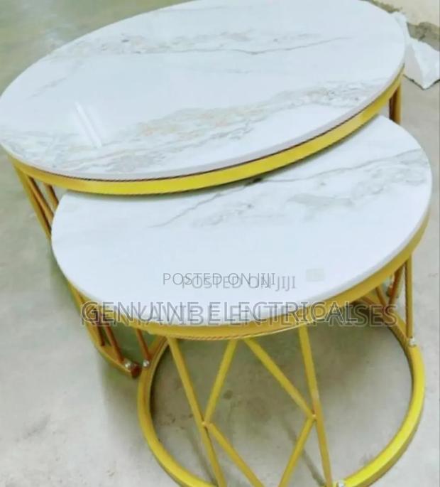 Nesting Table Pure Marble - main view