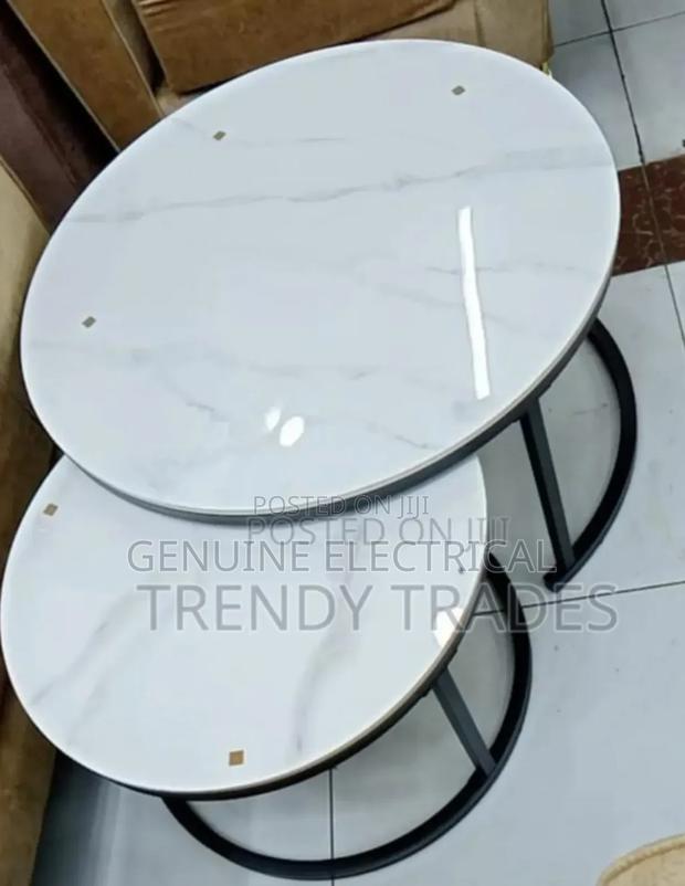 Pure Marble Nesting Table - main view