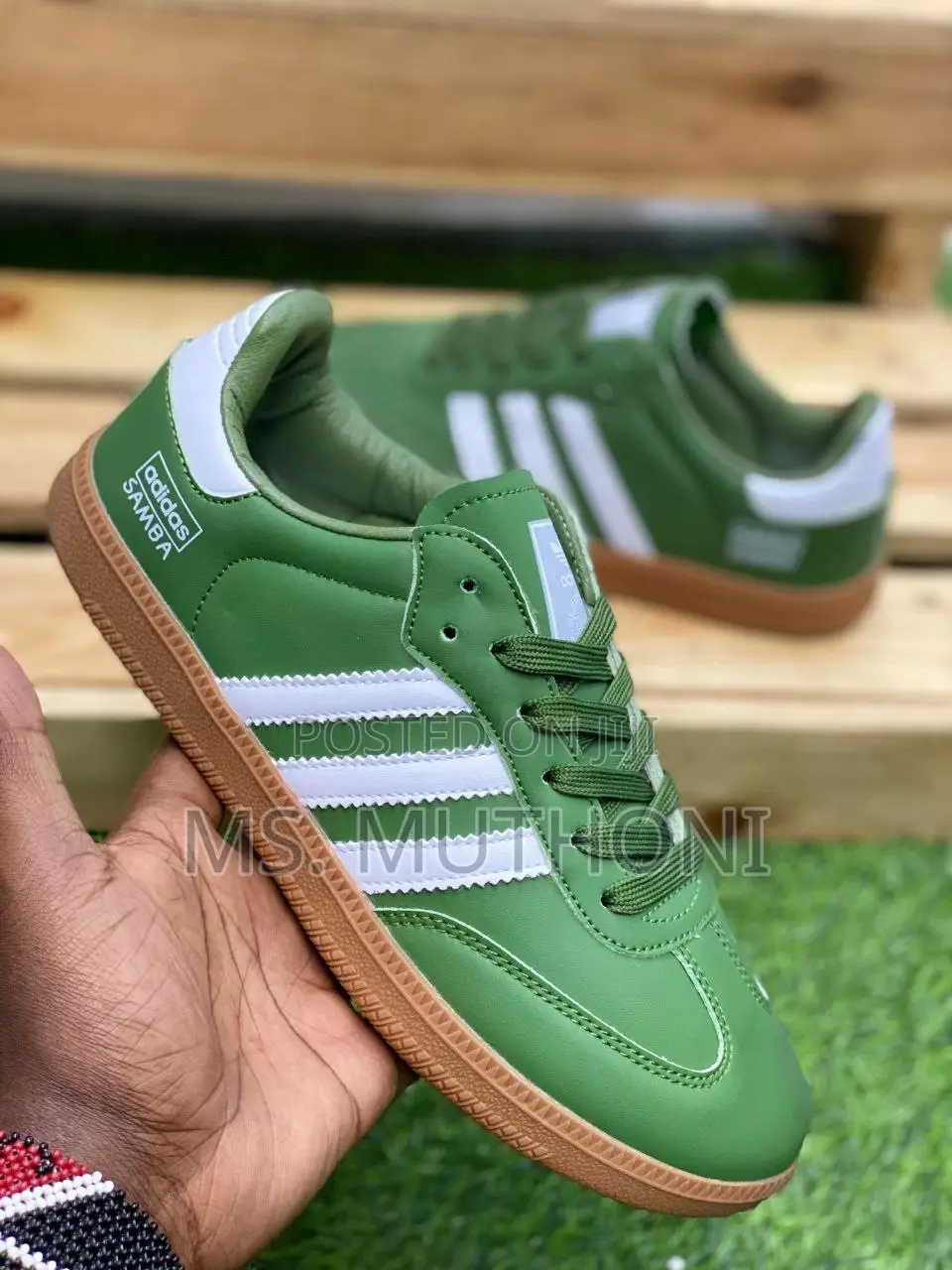 Green/Black Adidas Samba OG Sizes: 40 41 42 43 44 45