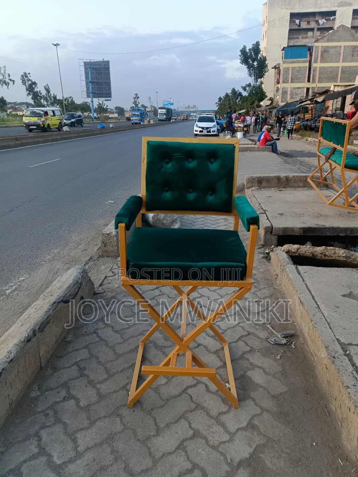 Makeup Chair, Green 
