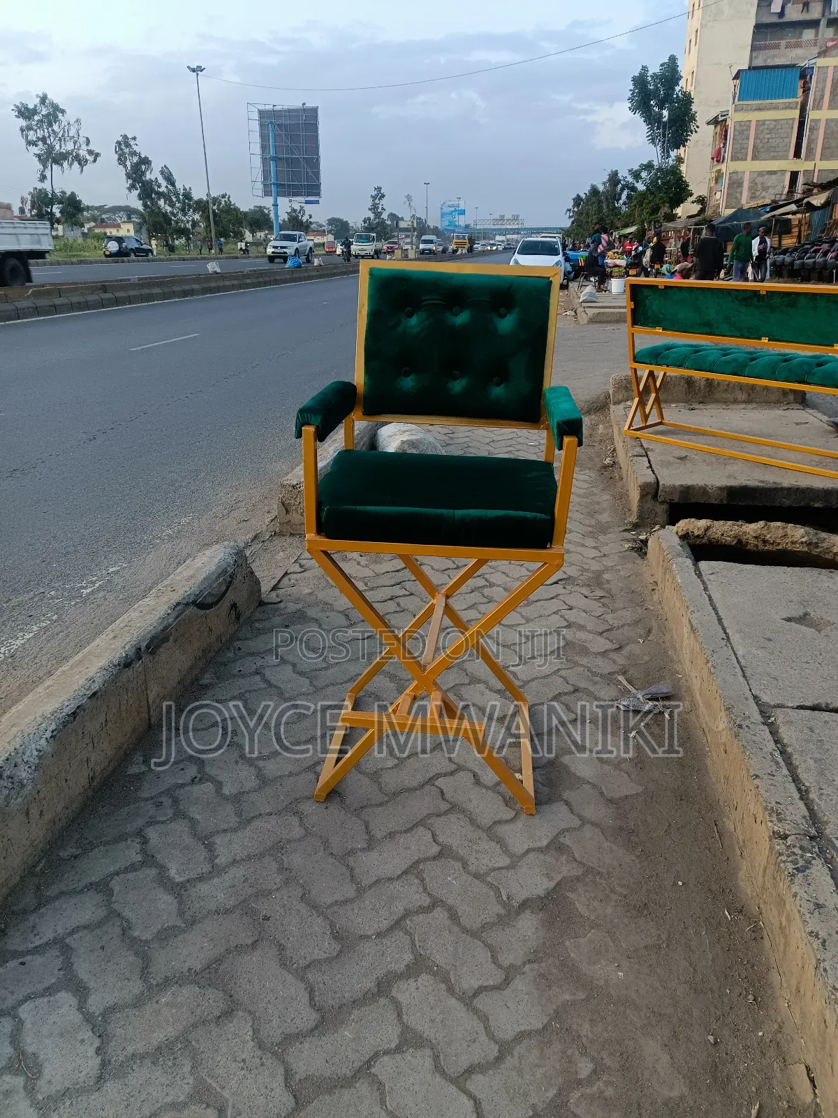 Makeup Chair, Green 