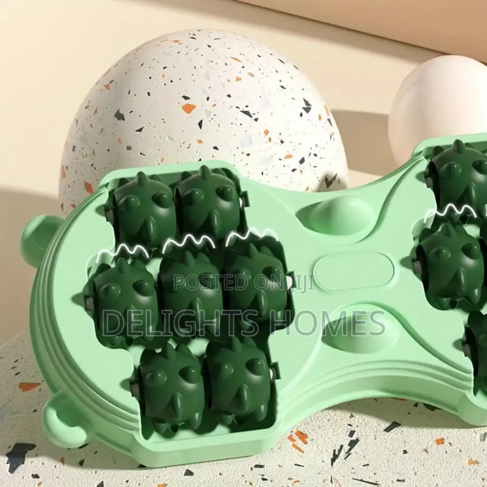Manual Stepping 14 Roller Foot Massager