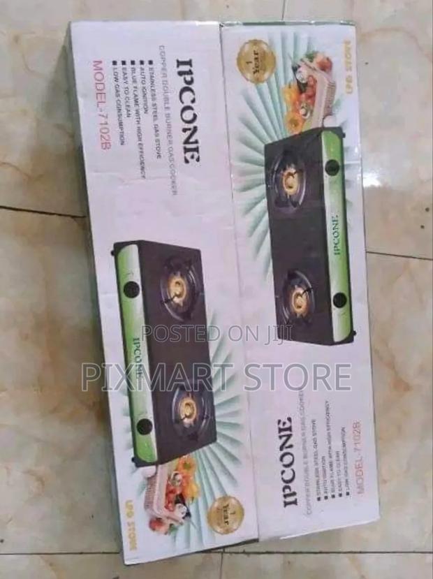 Ipcone Auto-Ignition 2-Burner Tabletop Gas Cooker – Ss - main view