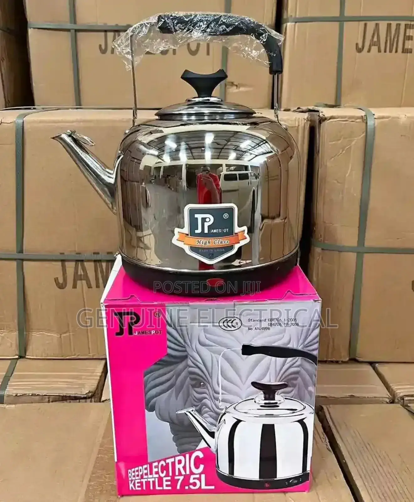 7.5 Litres Jamespot Kettle Stainless Steel Water Heater