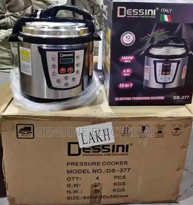New Dessini 6litres Electric Pressure Cooker - main view